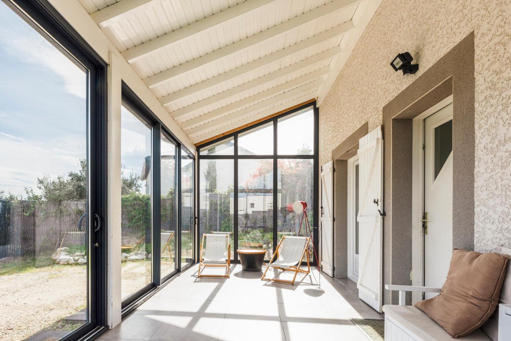 Beau loft face aux vignes - 75 m² avec véranda Crozes-Hermitage Esterno foto