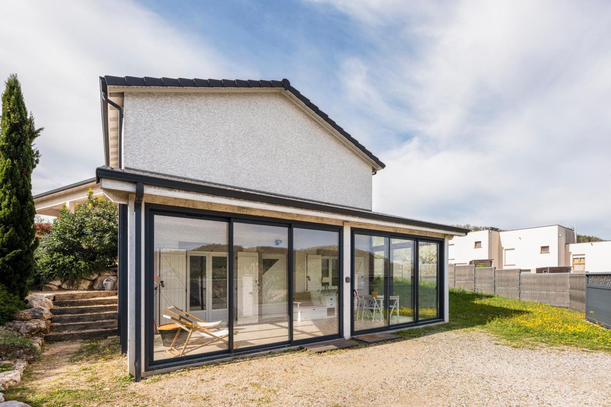 Beau loft face aux vignes - 75 m² avec véranda Crozes-Hermitage Esterno foto